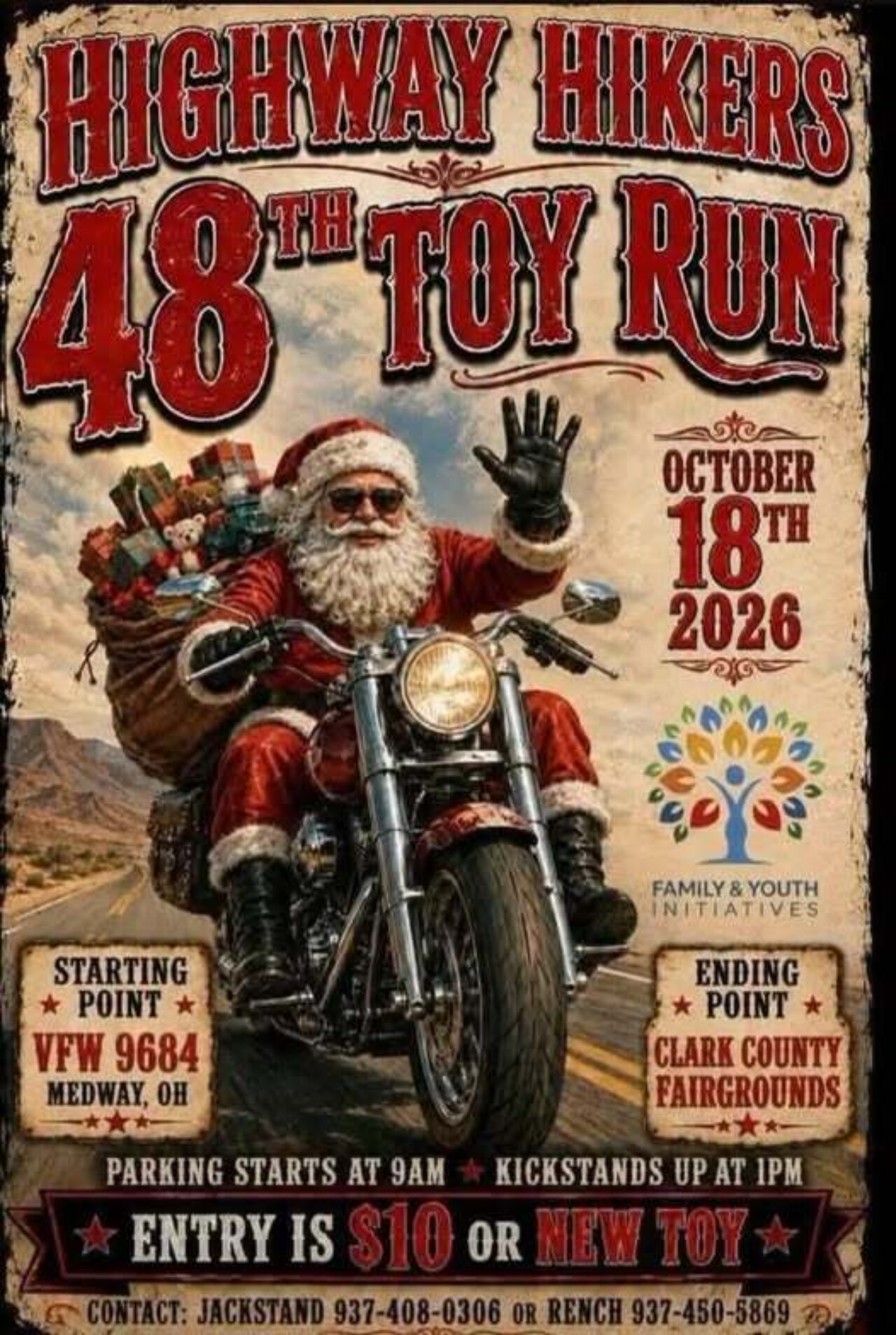 Highway Hikers 48th Annual Toy Run